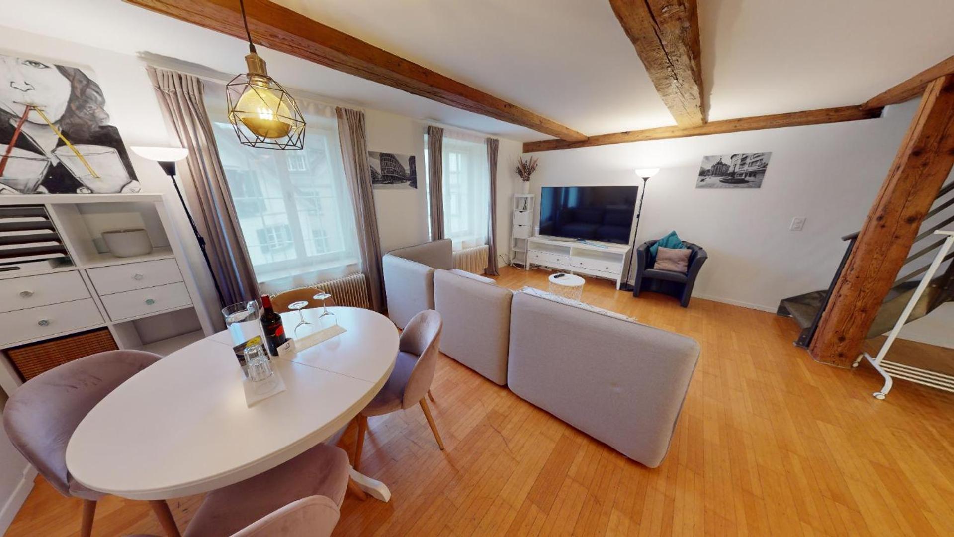 Charmante Zentrale 2.5 Zimmer Maisonette Wohnung Chur Buitenkant foto